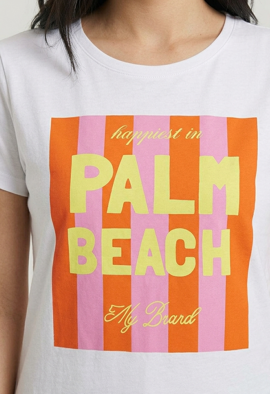 T-shirt in fantasia in cotone summer V_132900