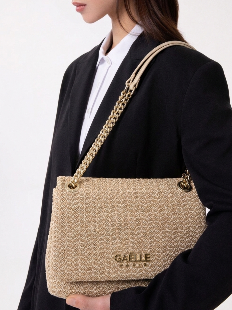 Gaelle regular shoulder in lurex V_W03096