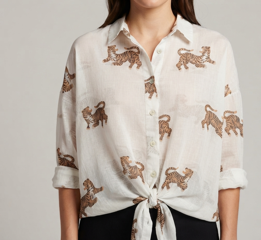Camicia con tigri V_MAG01220