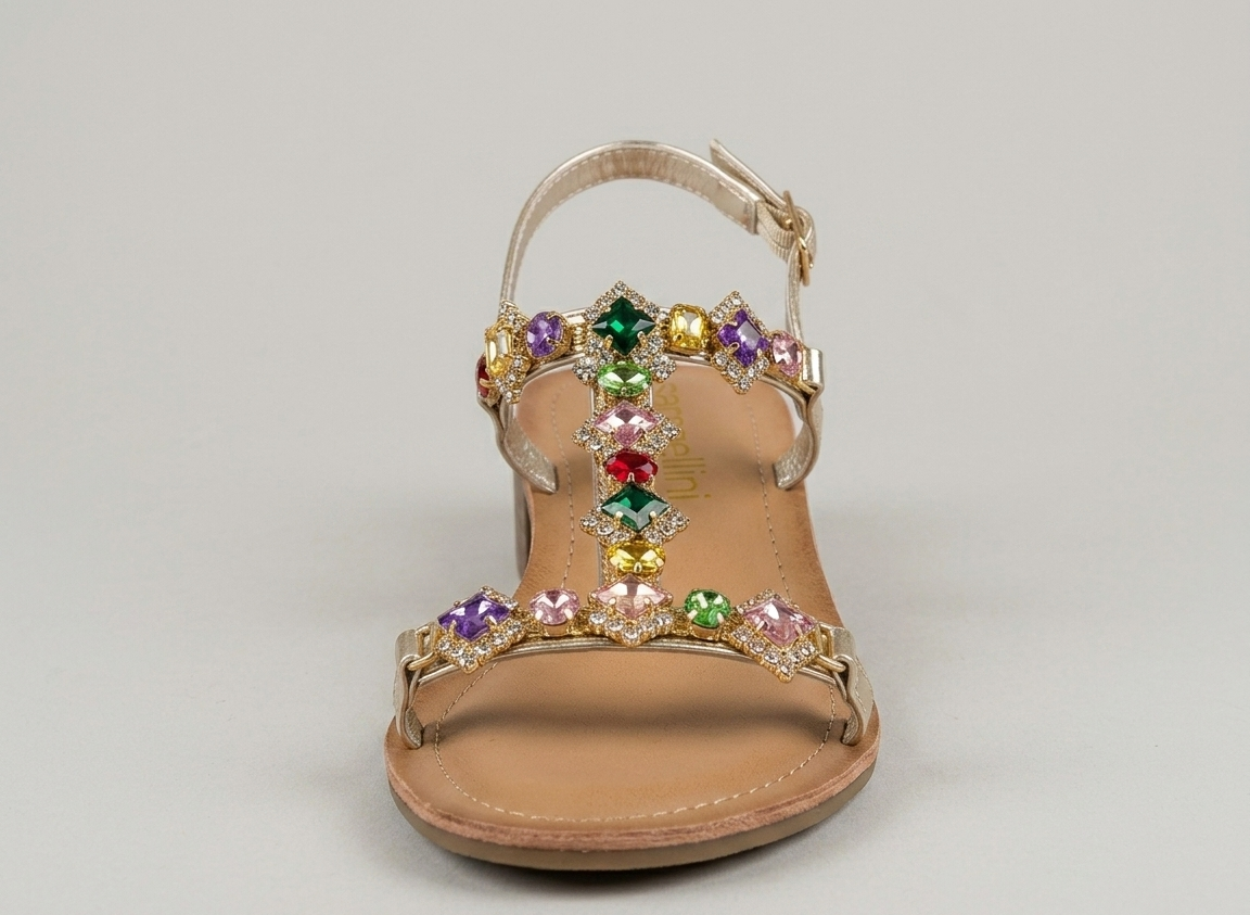 Sandalo multicolor con tacco V_SANDMUL