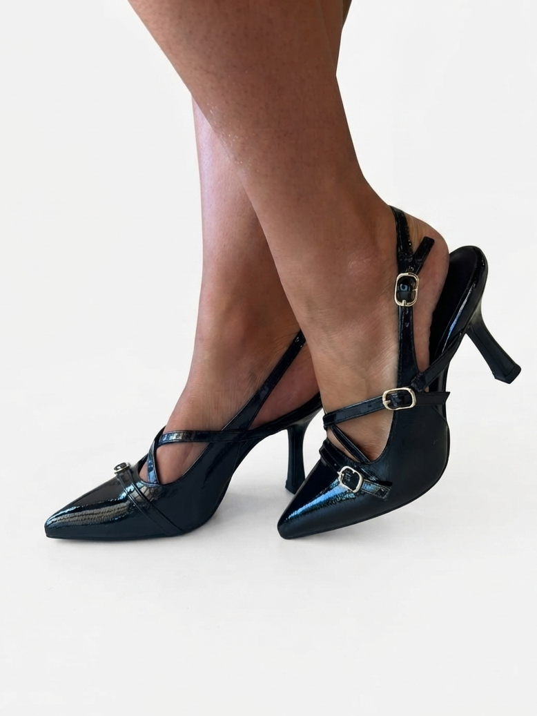 Slingback nera MARCO TOZZI V_29608