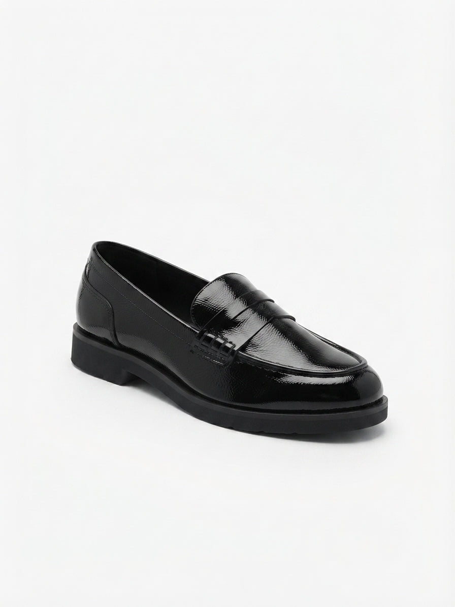 Mocassino nero lucido - V_010Y0N
