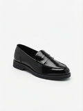 Mocassino nero lucido - V_010Y0N