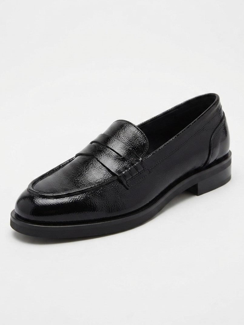 Mocassino nero lucido - V_010Y0N
