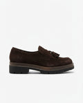 Mocassino con fibbia moro V_4012F