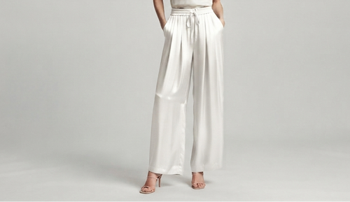 Pantalone in raso V_DTL902256