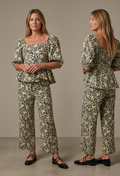 Top fiorellini con spalline a campana GLAMOROUS V_AN4801