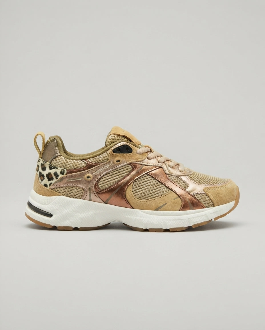 Sneaker oro-borgogna - V_GB1132