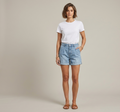 Shorts in denim V_41239