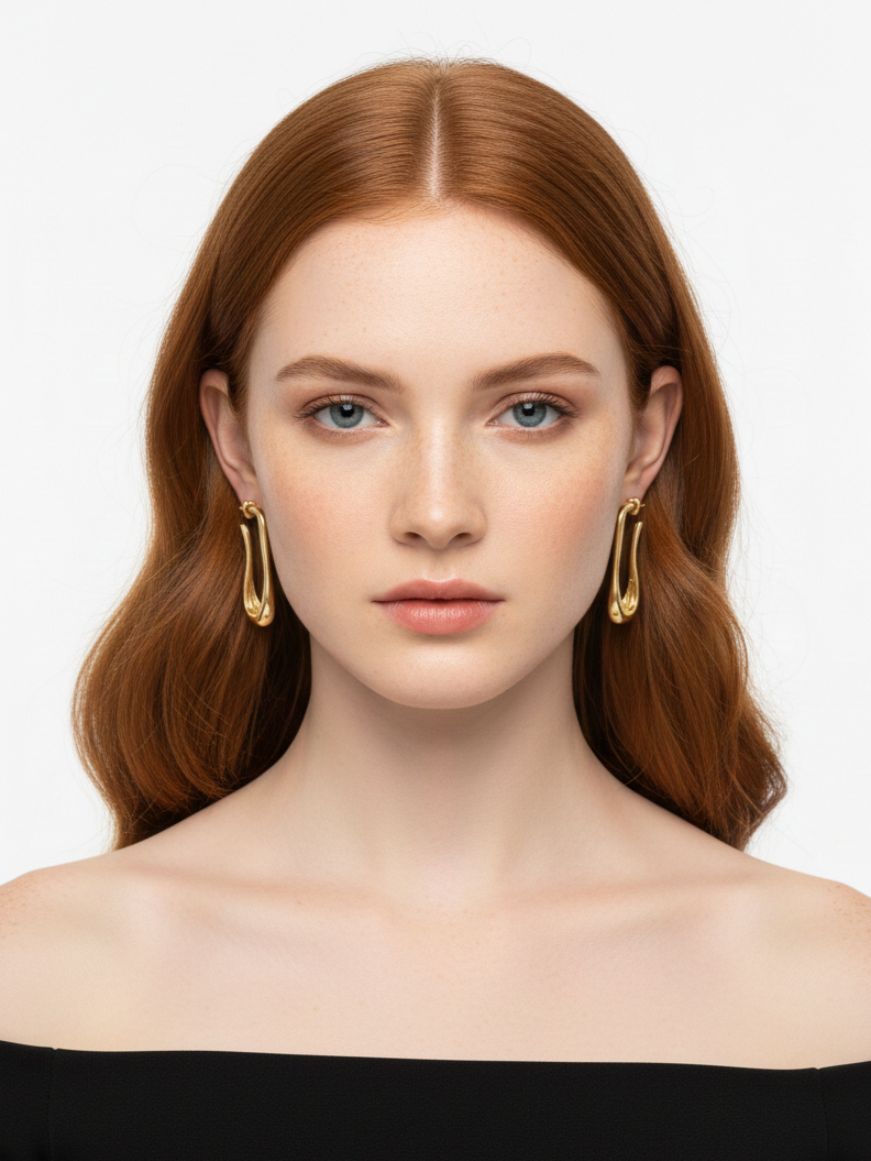 Orecchini The Wavy Hoops - WAVY