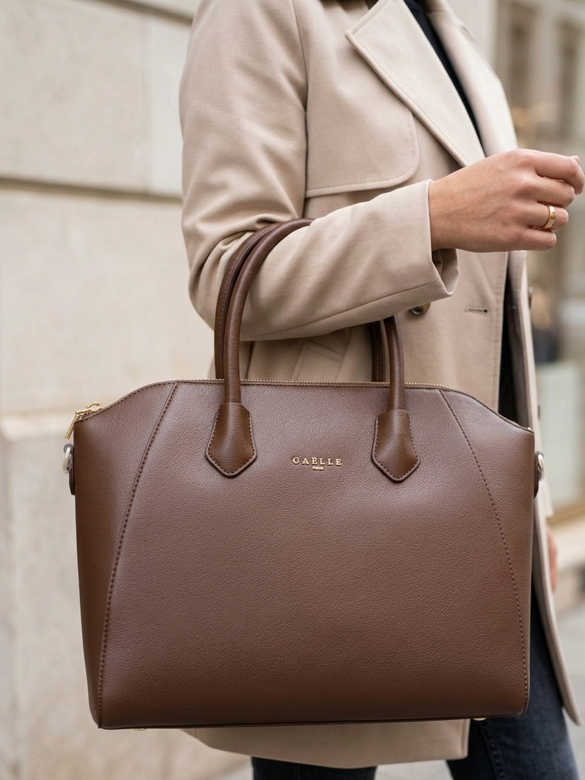 Gaelle Maxi duffle mocha V_GAC3166