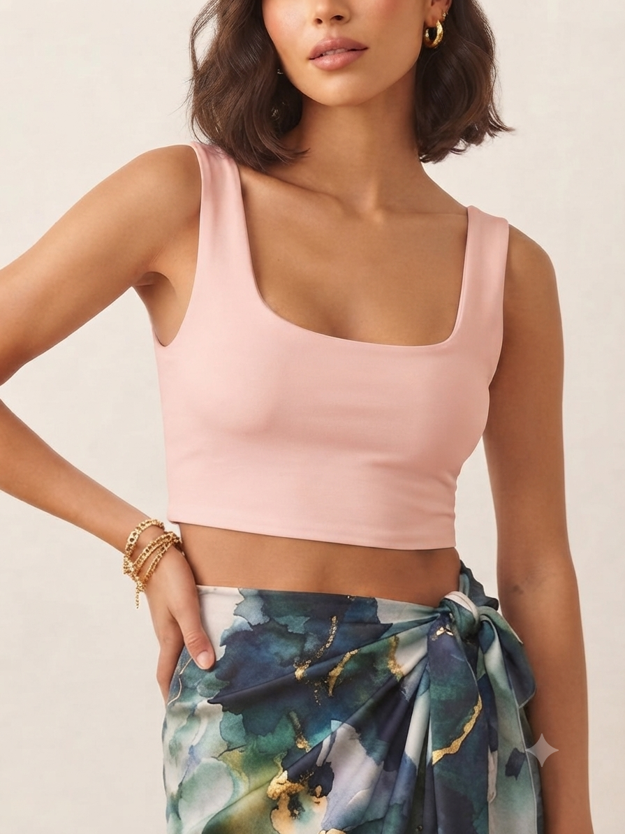 Top corti colorati V_605740