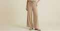 Pantalone a palazzo satin V_DTL9022