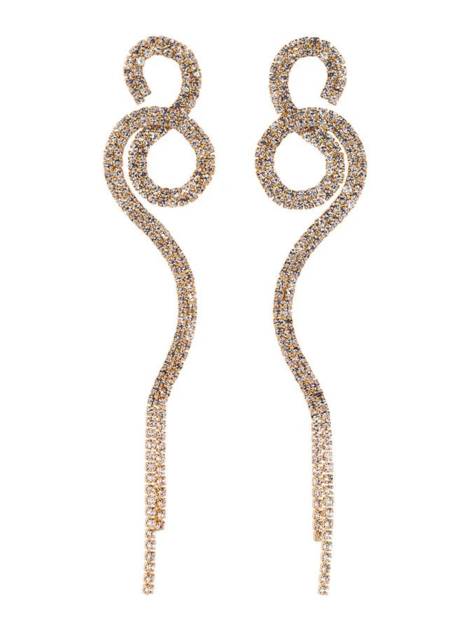 Orecchini The glittery snake - GLITTERY