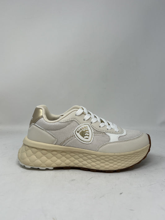 Sneaker Lynn tessuto cream - LYNCRE