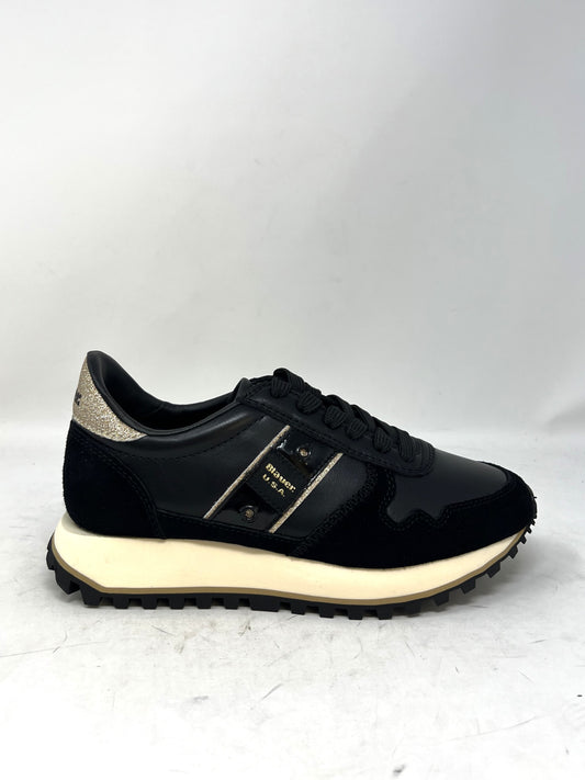 Sneaker Millen camoscio nero - MILBLK