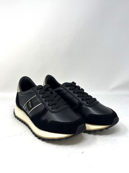 Sneaker Millen camoscio nero - MILBLK