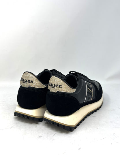 Sneaker Millen camoscio nero - MILBLK