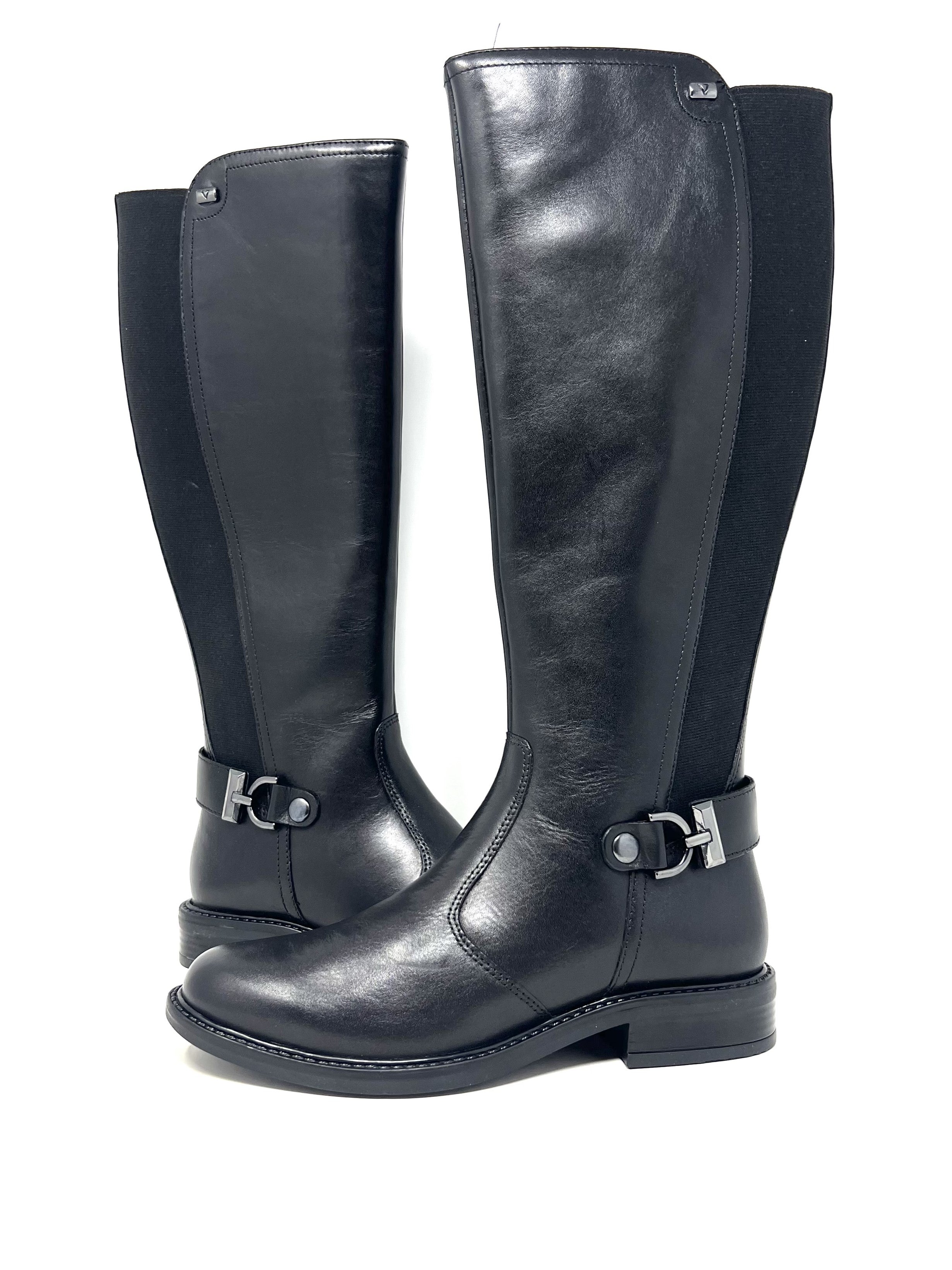 Stivale cavallerizzo vitello nero - 17105N