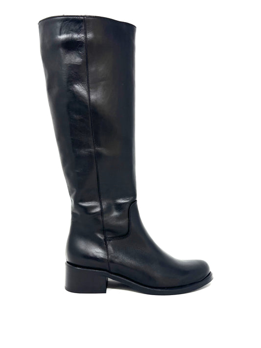 Stivale donna vitello nero - 3034