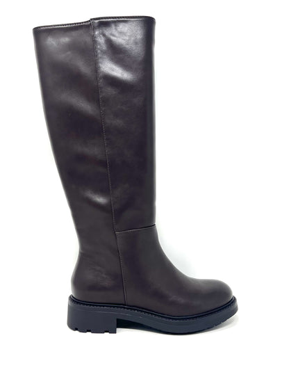 Stivale alto maxicarro caffè - GR633