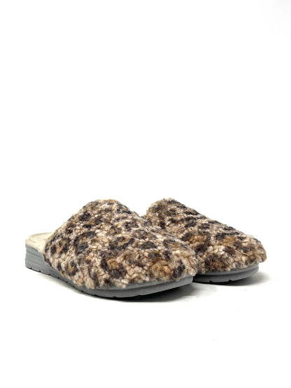 Ciabatta leopardata lana - 5356B