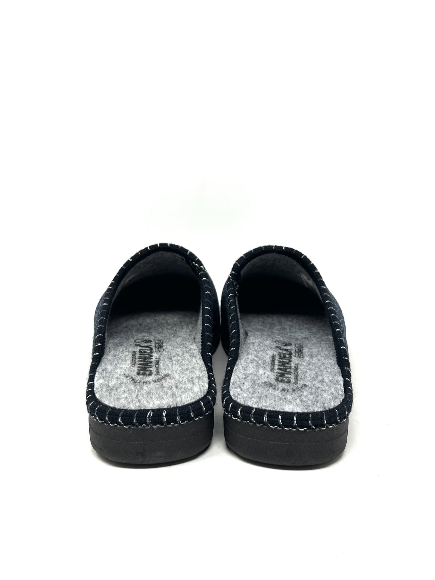 Ciabatta uomo blu con ricamo - 1900BL