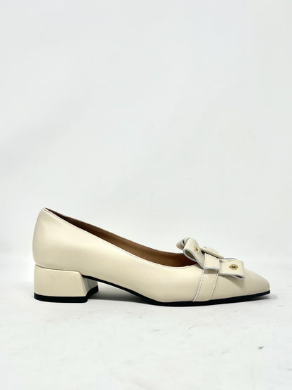 Scarpa bassa nappetta milk - V5348