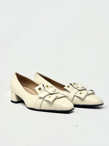 Scarpa bassa nappetta milk - V5348