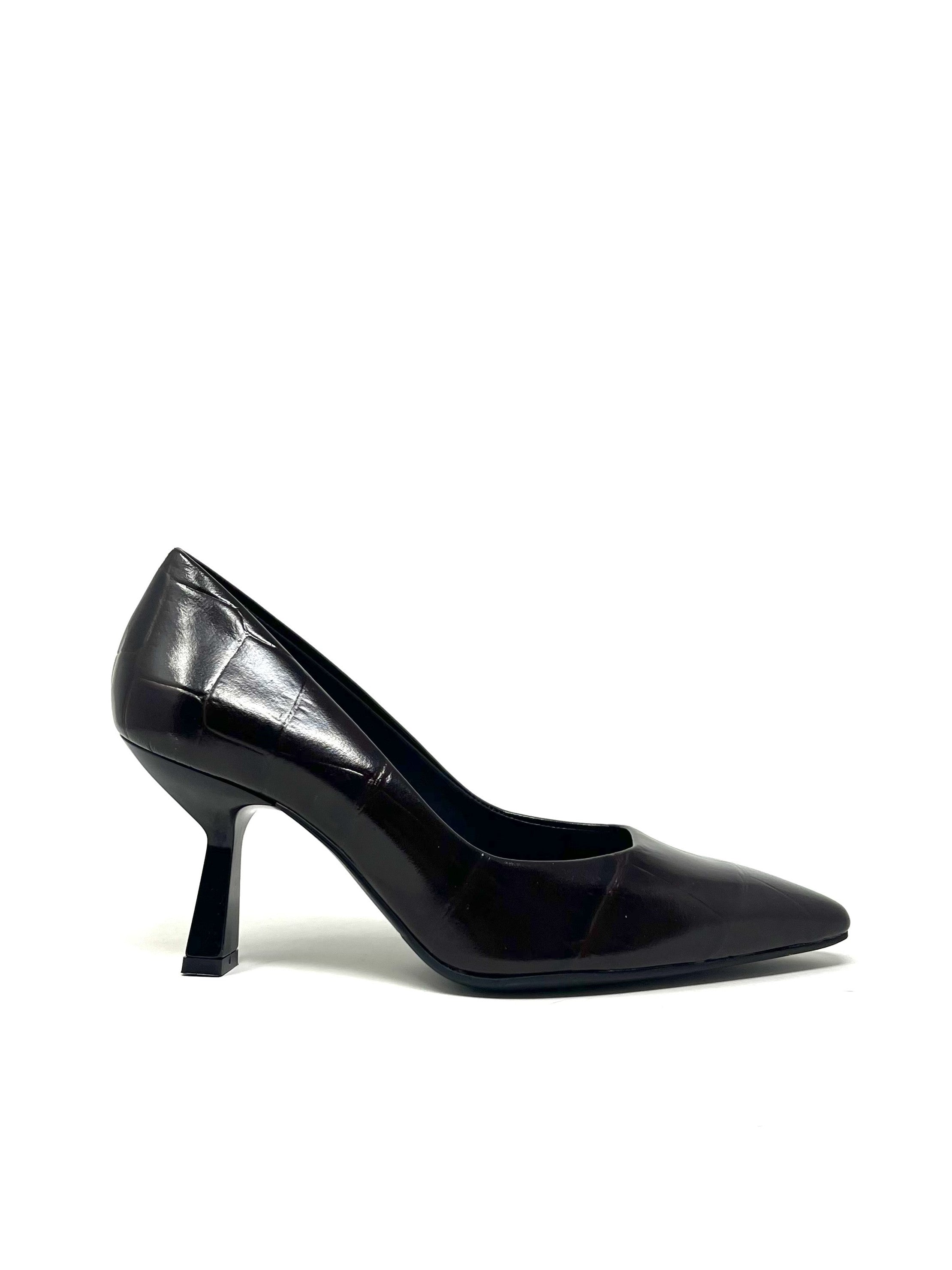 Decollete' in nappa cocco moro - D5204