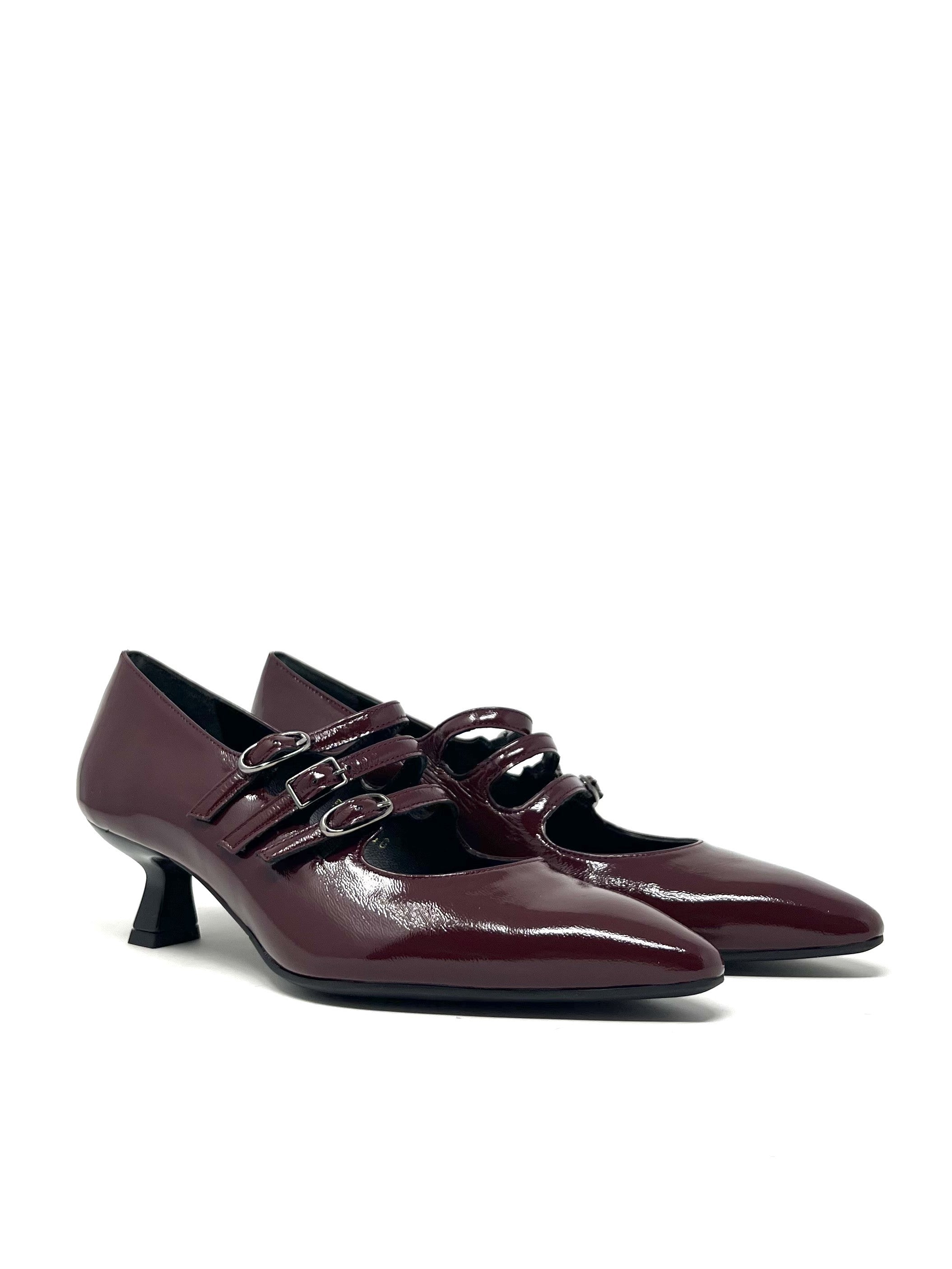 Decollete' con fibbie bordo' - E5201