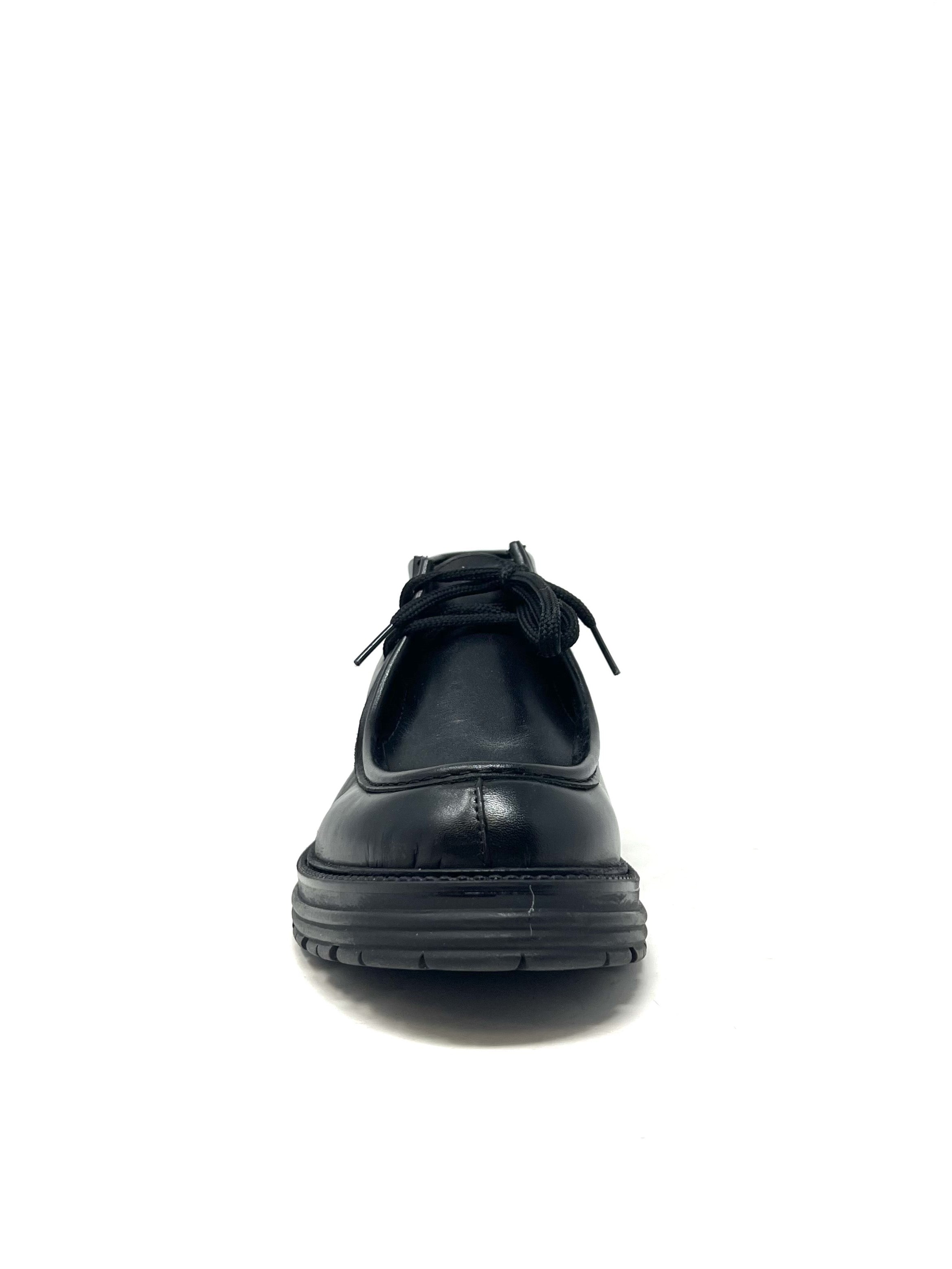 Scarpa ingegnere pelle nero - CC634