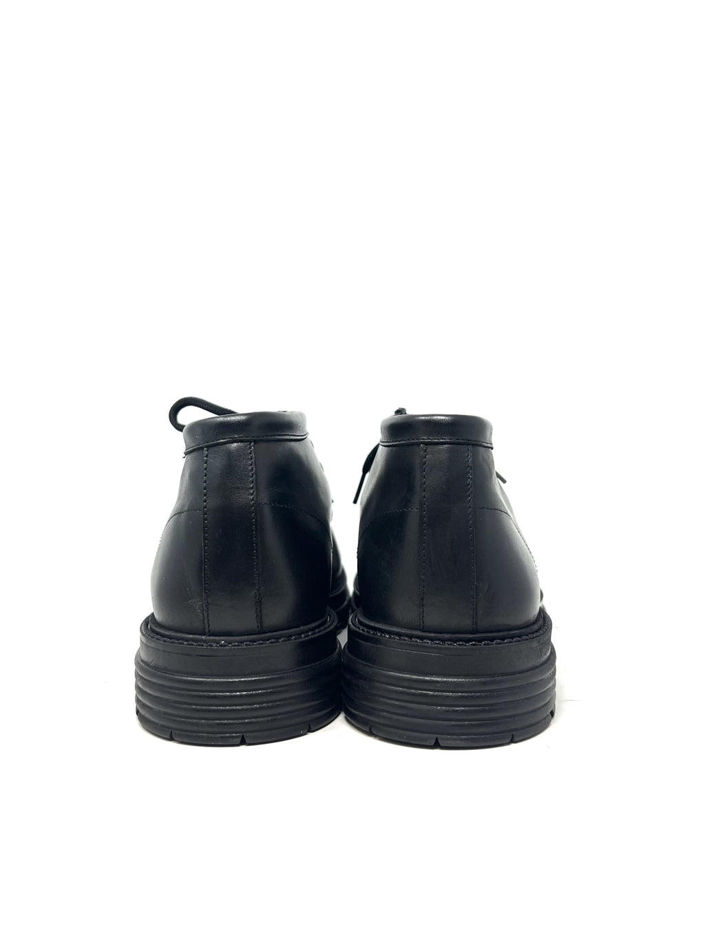 Scarpa ingegnere pelle nero - CC634