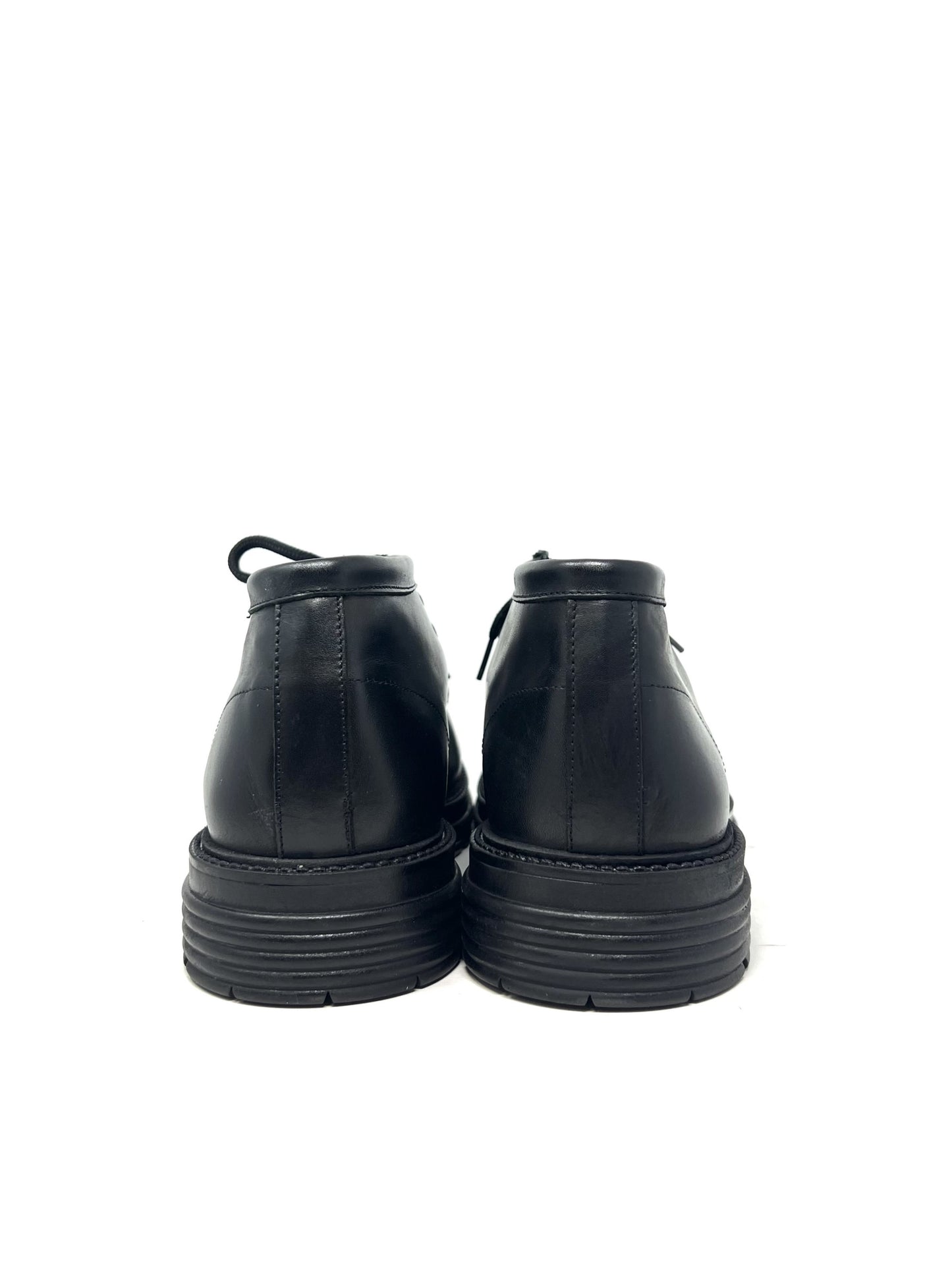 Scarpa ingegnere pelle nero - CC634