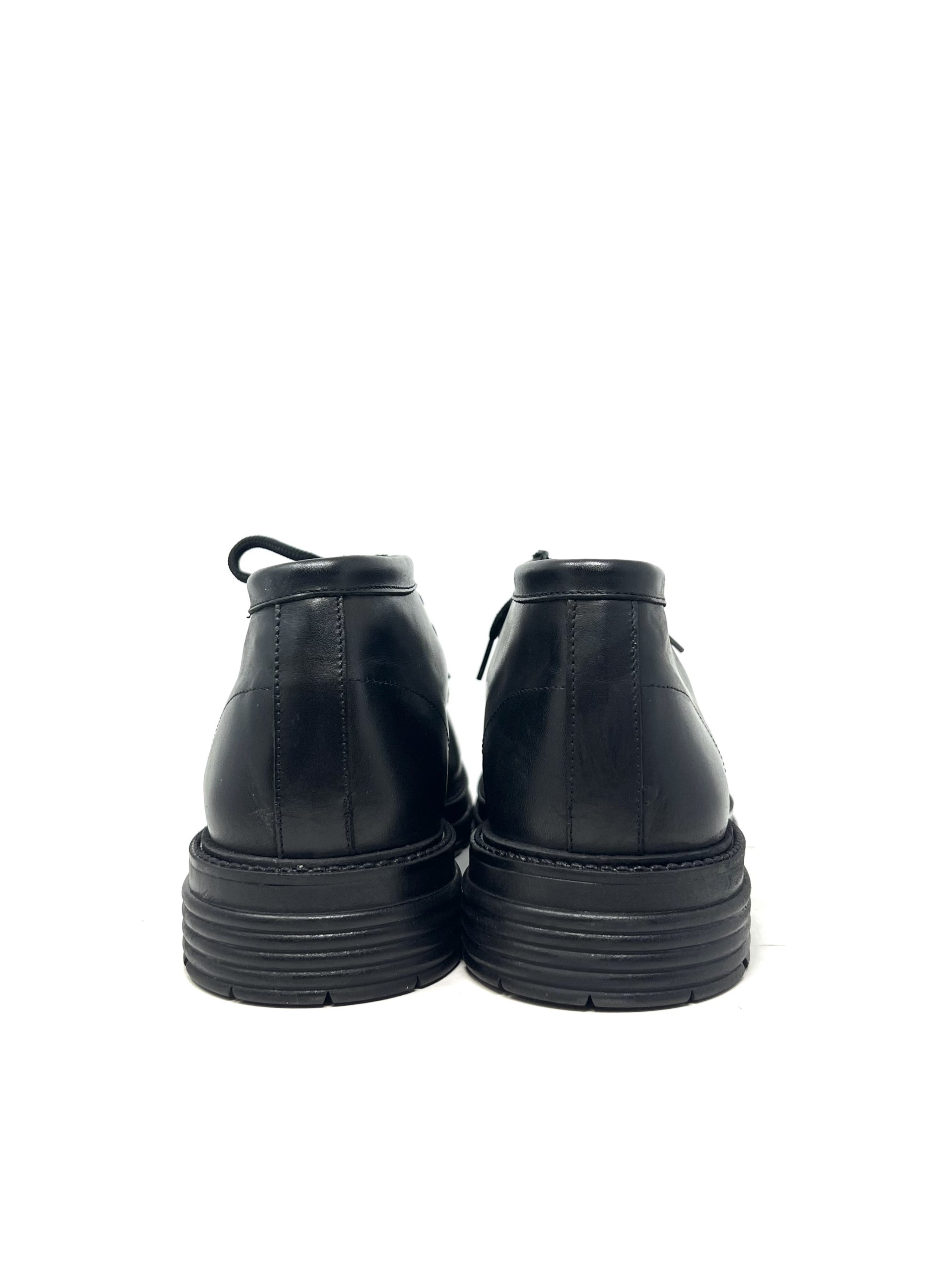 Scarpa ingegnere pelle nero - CC634