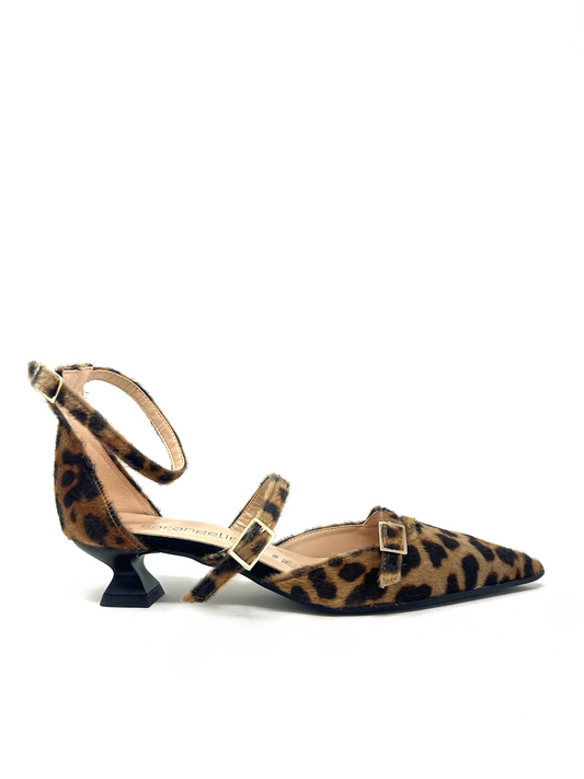 Slingback cinturini leopardato T.3 - 4318LEO
