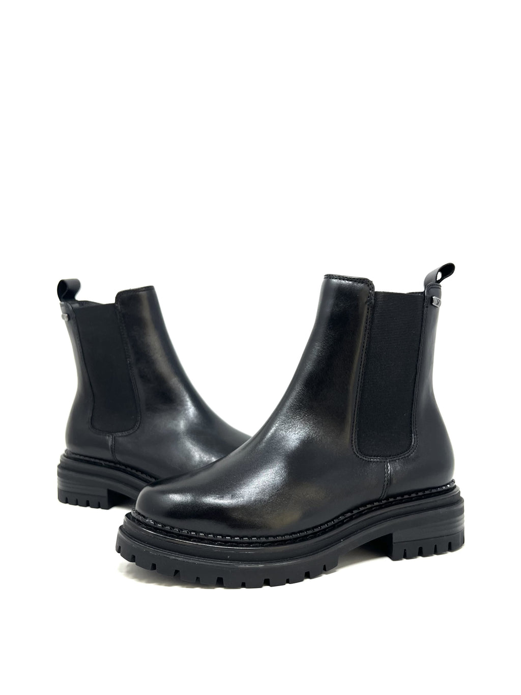 Beatles elastici laterali nappa nero - 17161
