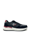 Sneaker con lacci ecopelle nera - 1989NE