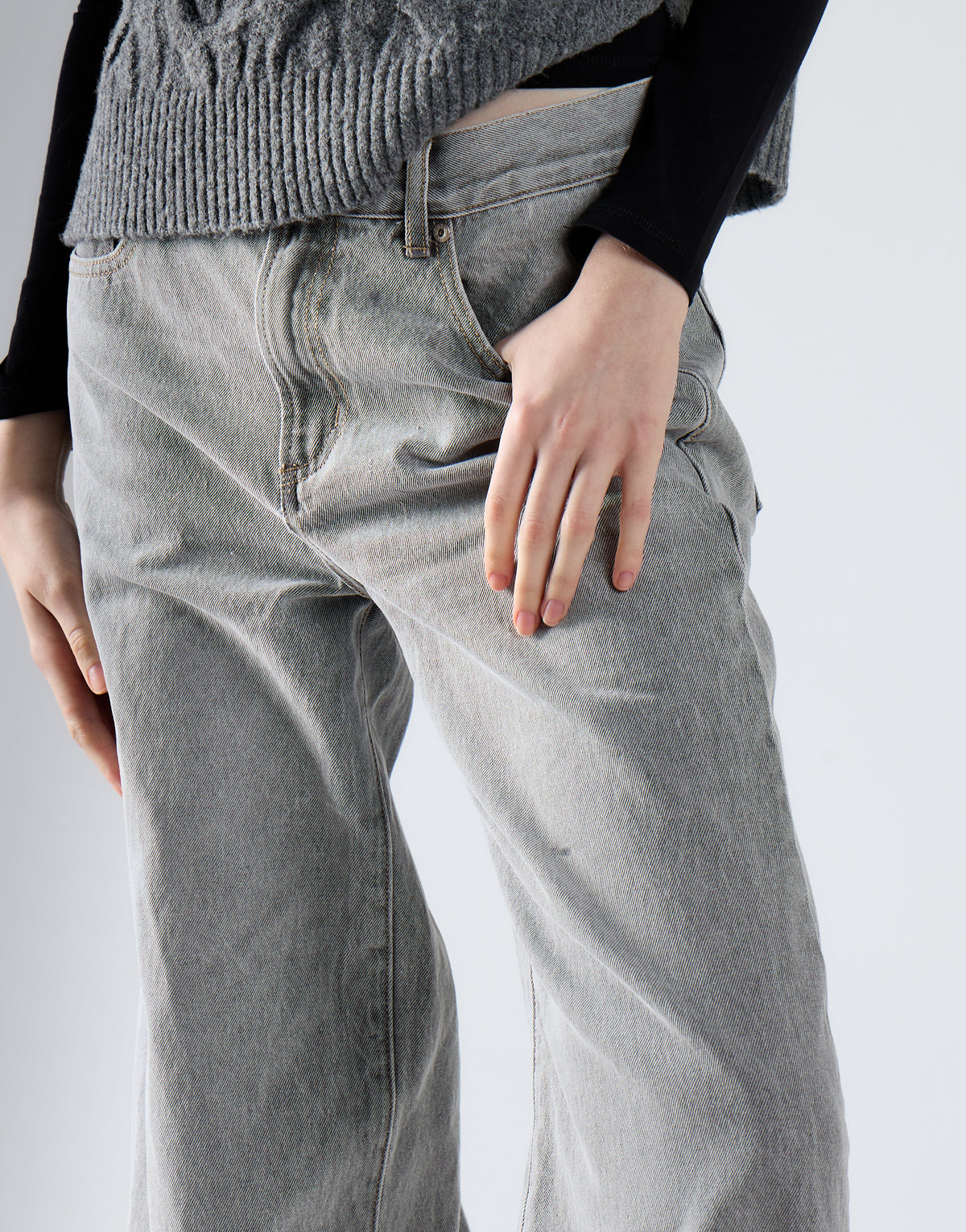 Jeans light grey GLA7578