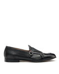 Mocassino doppiafibbia nero Made in Italy -02FENE