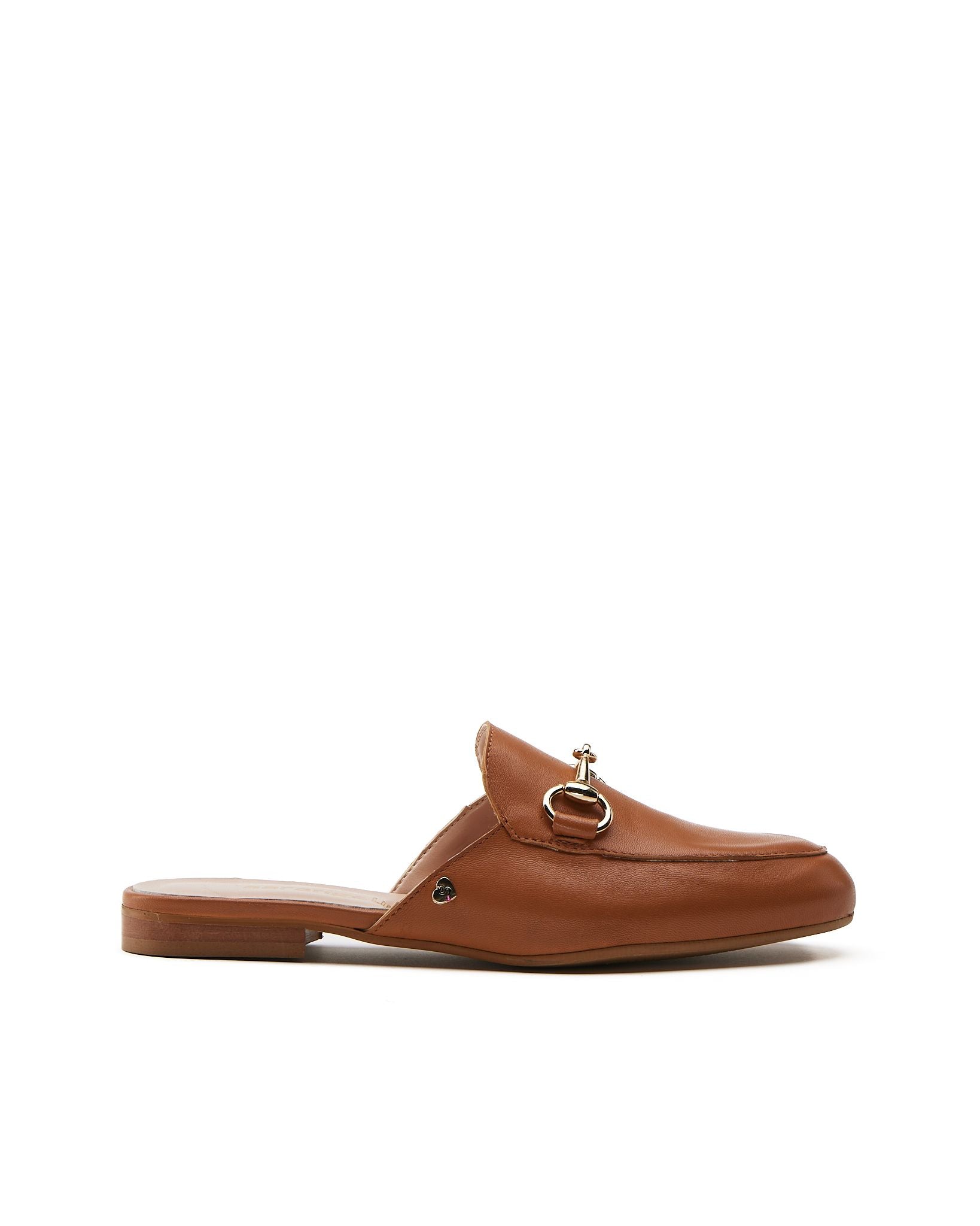 Ciabatta in pelle con morsetto cuoio -921CU