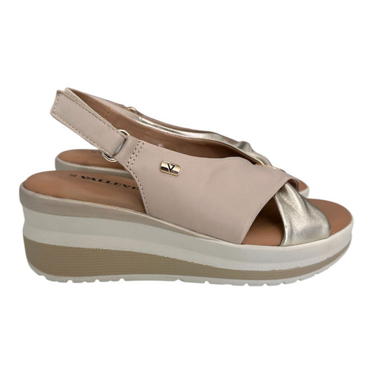 Sandalo con platform intrecciato Valleverde  V_VGI320W