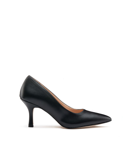 Decolletè nera tacco 7 cm -4201NE