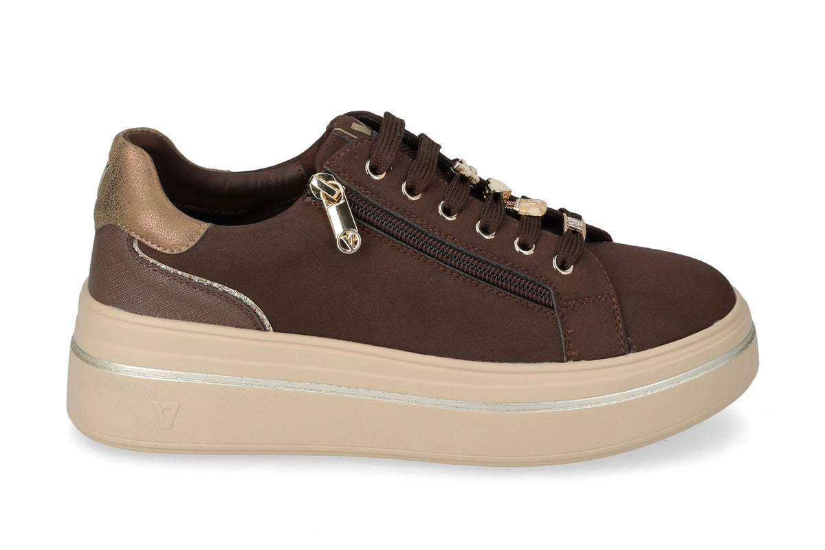 Sneaker con zip e accessori Valleverde V_35452