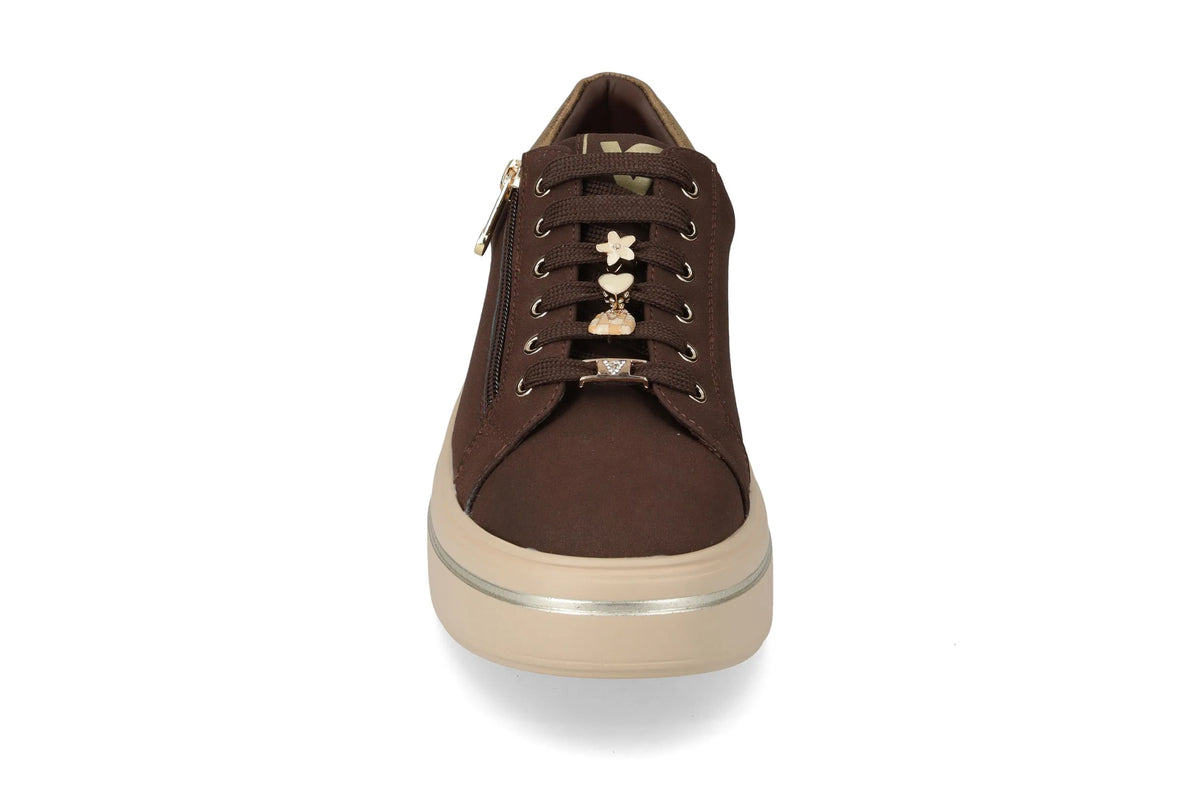 Sneaker con zip e accessori Valleverde V_35452