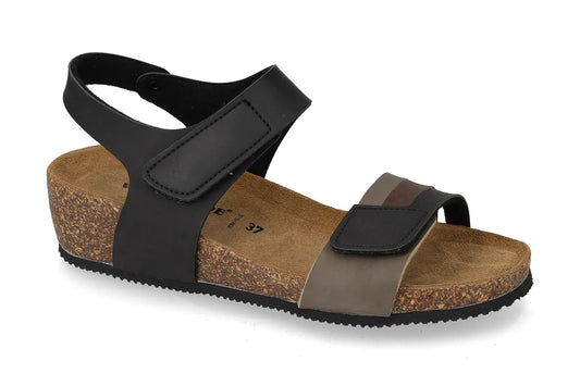 Sandalo color nocciola con platform e strappo V_VG397P