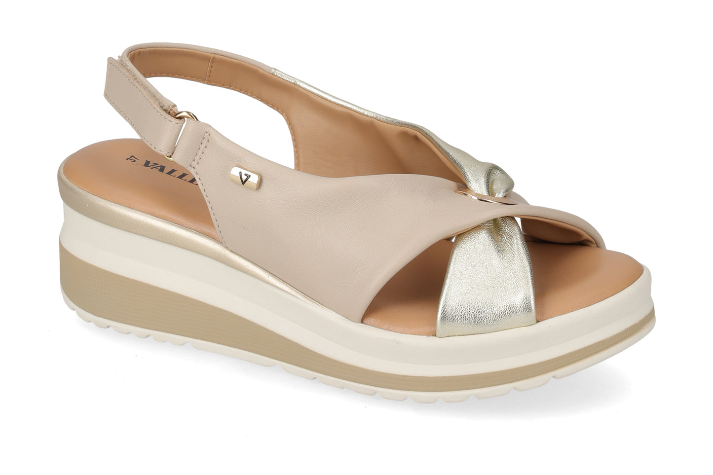 Sandalo con platform intrecciato Valleverde  V_VGI320W