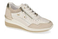 Sneaker in nappa con platform Valleverde V_VVCA153