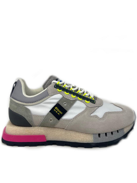 Sneakers Houma Blauer white light grey -HOUMA2W