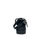 Slingback bassa con borchie nere - 2701NER